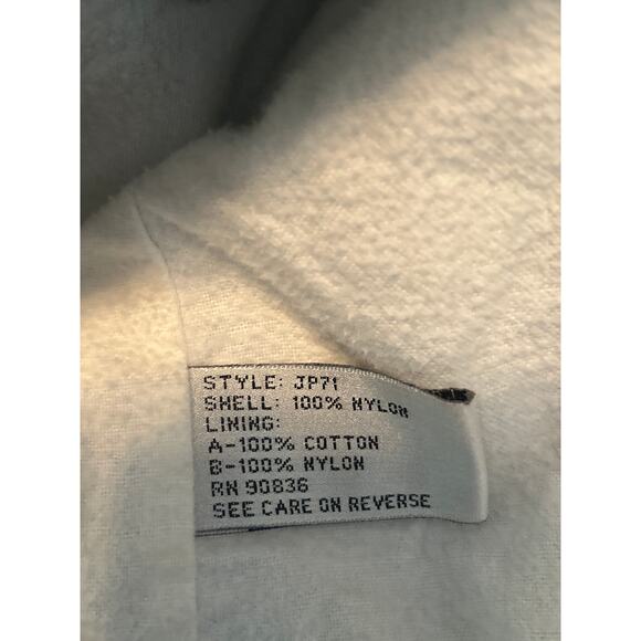 GUC Port Authority Sport Tek Lined Windbreaker Jacket Security Snaps Size Large - Picture 4 of 6